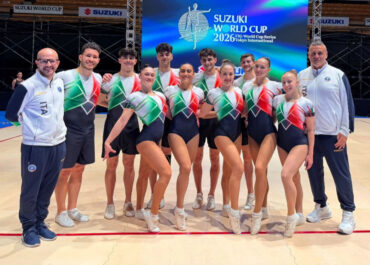Lucrezia Rexhepi a Tokio con la nazionale di Aerobica per la seconda tappa della World Cup 2026