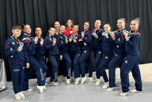 Ginnastica Aerobica, pioggia di medaglie alla Coppa Campioni per la Ginnastica Valentia